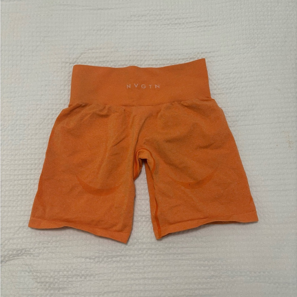 NVGTN sunset orange shorts